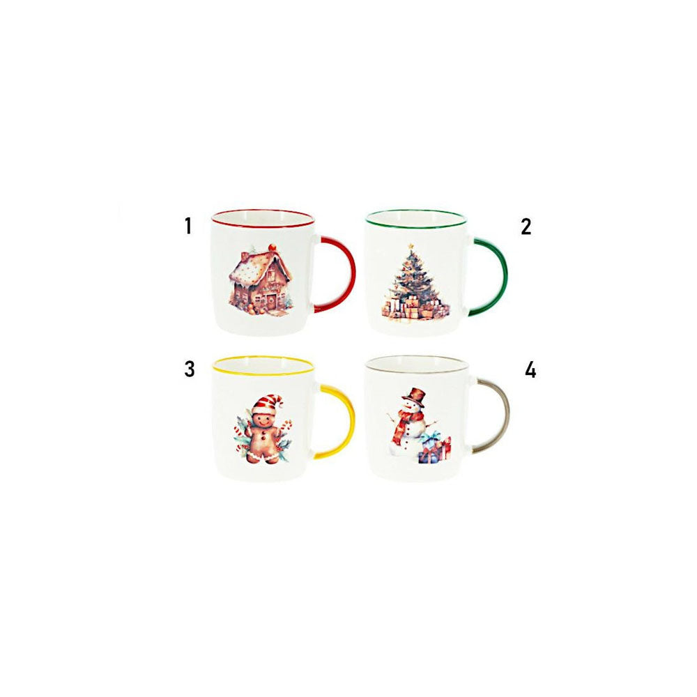 Xmas Mug 340ml – Assorted Designs - DN1900730 Christmas Mugs Koopman International UK Ltd (AIS) All Things Christmas Brand_Koopman CarlR Christmas Christmas Essentials Christmas Products Christmas Tableware Collections_All Things Christmas Collections_Mugs Cups and Saucers Koopman Mugs Mugs Cups & Saucers Nov25 Product Type_Christmas Mugs Product Type_Single Mugs