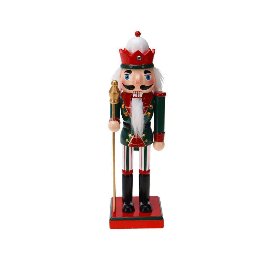Wooden Nutcracker – Small - ARD100230 Christmas Ornaments Koopman International UK Ltd (AIS) All Things Christmas Brand_Koopman CarlR Christmas Christmas Decorations Christmas Novelty Christmas Ornaments Christmas Products Collections_All Things Christmas Koopman More Christmas Decorations Oct25 Product Type_Christmas Ornaments