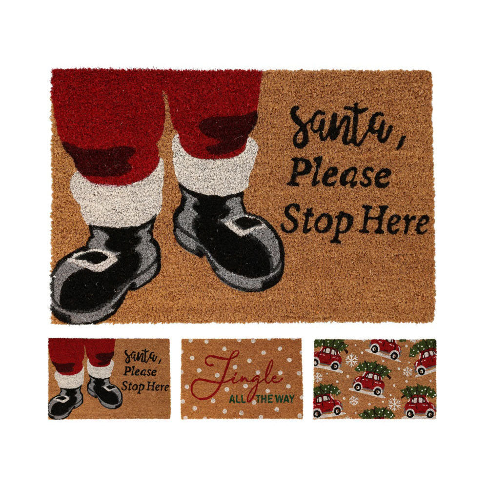 Christmas Doormat – Assorted Designs - A82000020 Doormats Koopman International UK Ltd (AIS) All Things Christmas Brand_Koopman CarlR Christmas Christmas Essentials Christmas Products Collections_All Things Christmas Collections_Mats / Rugs doormat doormats Koopman mat mats Mats & Rugs Oct25 Product Type_Doormats Product Type_Mats Product Type_Outdoor Mats Xmas