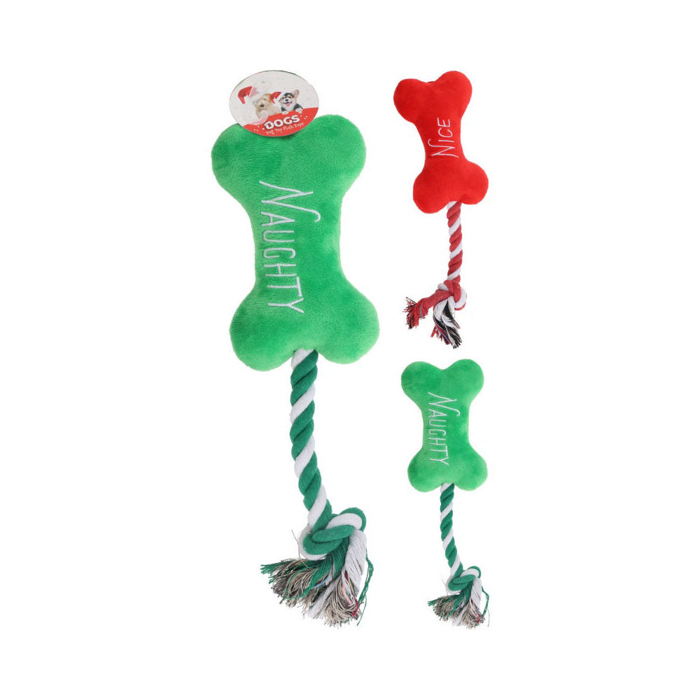 Christmas Rope Dog Toy – Assorted Designs - 495380140 Cat / Dog Koopman International UK Ltd (AIS) Brand_Koopman CarlR Christmas Christmas Novelty Christmas Products Koopman Oct25 Product Type_Cat / Dog Xmas