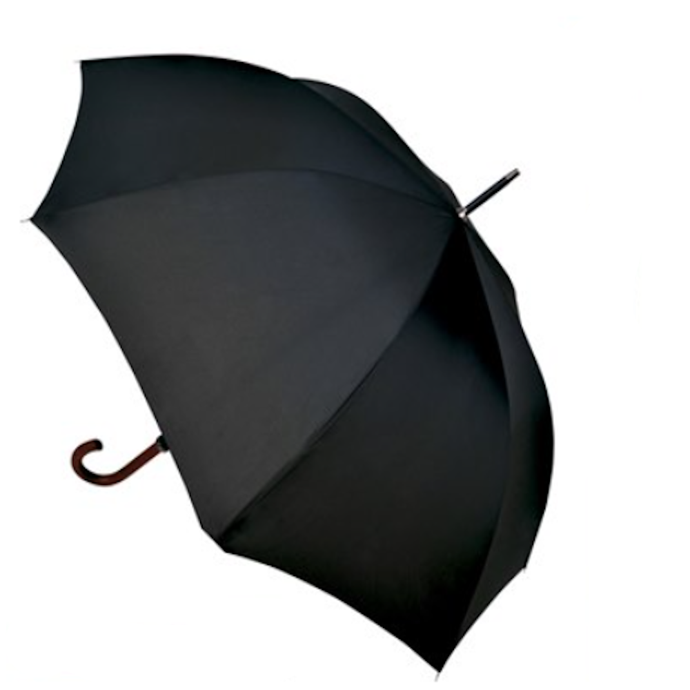 Drizzles UU0101 Gents Walking Umbrella - Black