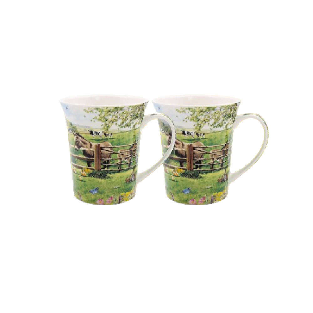 Lesser & Pavey LP95249 Donkey Mugs - Set of 2 - Premium Mug Sets from LESSER & PAVEY - Just $9.99! Shop now at W Hurst & Son (IW) Ltd