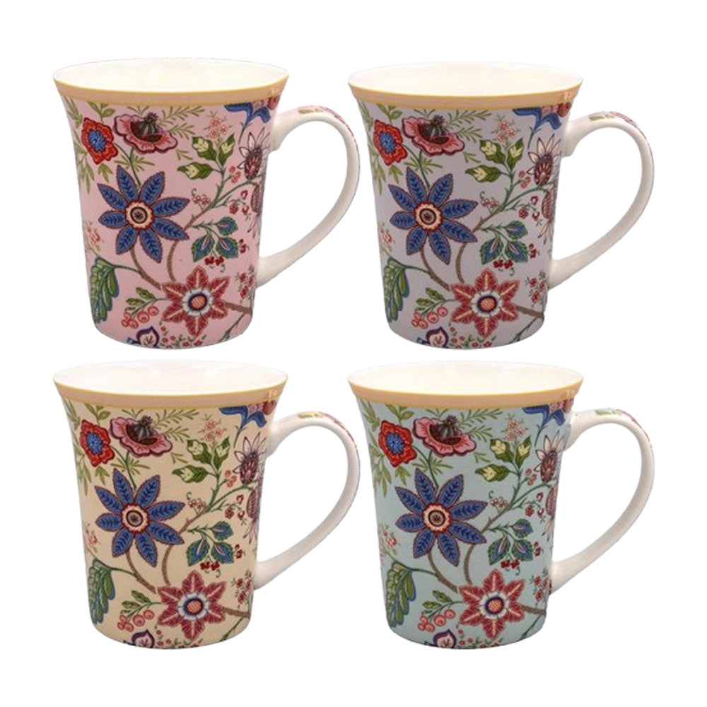 Lesser & Pavey Lustre Artemis Mug Set of 4 - LP96262 Mugs Lesser & Pavey Ltd autumnal charm Brand_Lesser and Pavey CarlR Collections_Mugs Cups and Saucers Dining & Tableware Drink Drinkware Lesser & Pavey Mugs Mugs Cups & Saucers sep25 Tableware