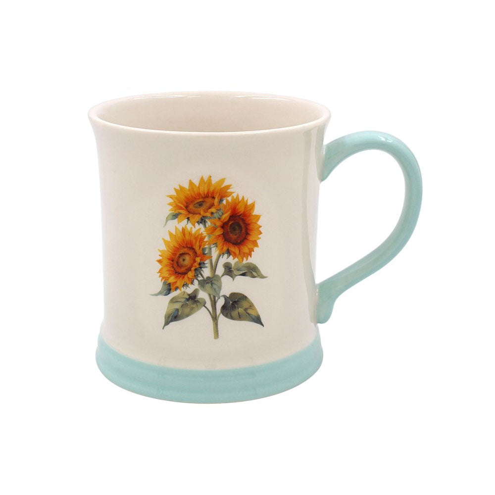 Lesser and Pavey Embossed Mug – Sunflower - LP75126 Single Mug Lesser & Pavey Ltd Brand_Lesser and Pavey CarlR Collections_Mugs Cups and Saucers Dining & Tableware Drink Drinkware Kitchen & Dining Lesser & Pavey mug Mugs Mugs Cups & Saucers Product Type_Single Mugs sep25