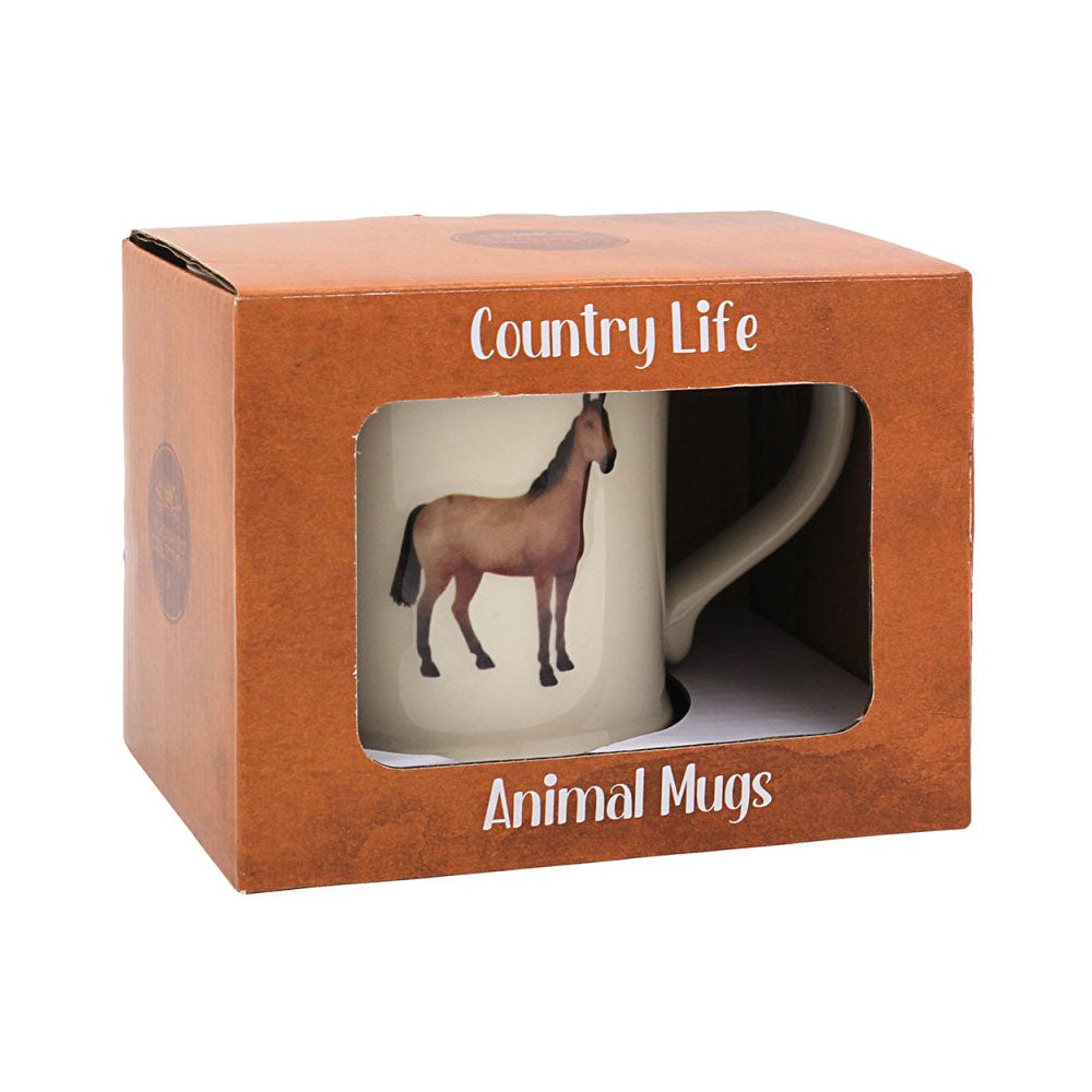 Embossed Mug - Horse - LP75118 Single Mug Lesser & Pavey Ltd autumnal charm Brand_Lesser and Pavey CarlR Collections_Mugs Cups and Saucers Dining & Tableware Drink Drinkware Kitchen & Dining Lesser & Pavey mug Mugs Mugs Cups & Saucers Product Type_Single Mugs sep25