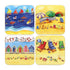 Lesser and Pavey Beach Coaster Set of 4 - LP96475 Coasters Lesser & Pavey Ltd Brand_Lesser and Pavey CarlR coasters Coasters etc. Collections_Trays Tablemats and Coasters Giftware Lesser & Pavey Product Type_Coasters Product Type_Giftware sep25 Trays Tablemats & Coasters