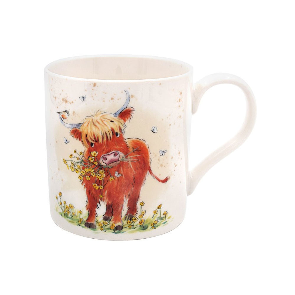 Lesser and Pavey Mug – Highland Cow - LP96429 Single Mug Lesser & Pavey Ltd autumnal charm Brand_Lesser and Pavey CarlR Collections_Mugs Cups and Saucers Dining & Tableware Drink Drinkware Kitchen & Dining Lesser & Pavey mug Mugs Mugs Cups & Saucers Product Type_Single Mugs sep25