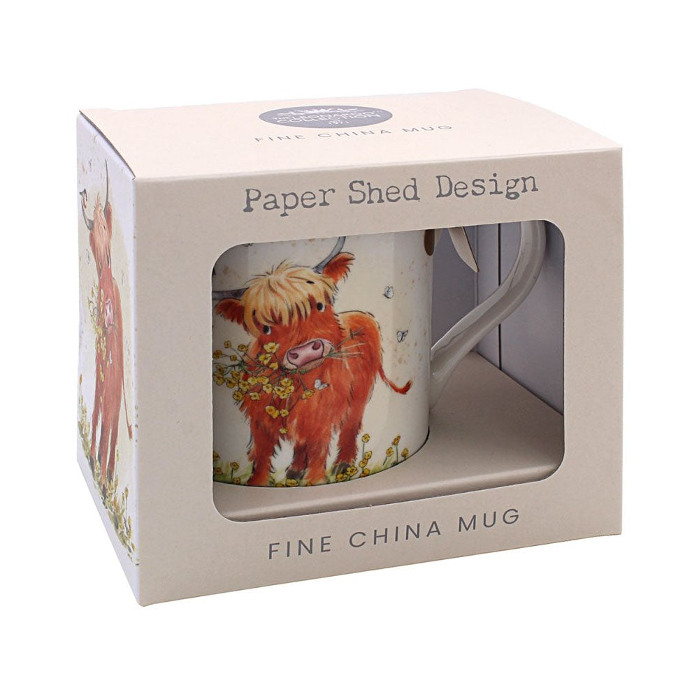 Lesser and Pavey Mug – Highland Cow - LP96429 Single Mug Lesser & Pavey Ltd autumnal charm Brand_Lesser and Pavey CarlR Collections_Mugs Cups and Saucers Dining & Tableware Drink Drinkware Kitchen & Dining Lesser & Pavey mug Mugs Mugs Cups & Saucers Product Type_Single Mugs sep25