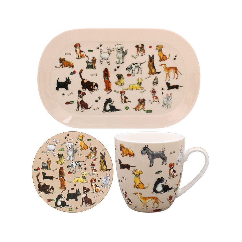 Lesser and Pavey Hot Dogs Mug & Coaster Set - LP96407 Mug Sets Lesser & Pavey Ltd Brand_Lesser and Pavey CarlR coasters Coasters etc. Collections_Mugs Cups and Saucers Collections_Trays Tablemats and Coasters Lesser & Pavey mug Mugs Mugs Cups & Saucers Product Type_Coasters Product Type_Mug Sets sep25 Trays Tablemats & Coasters