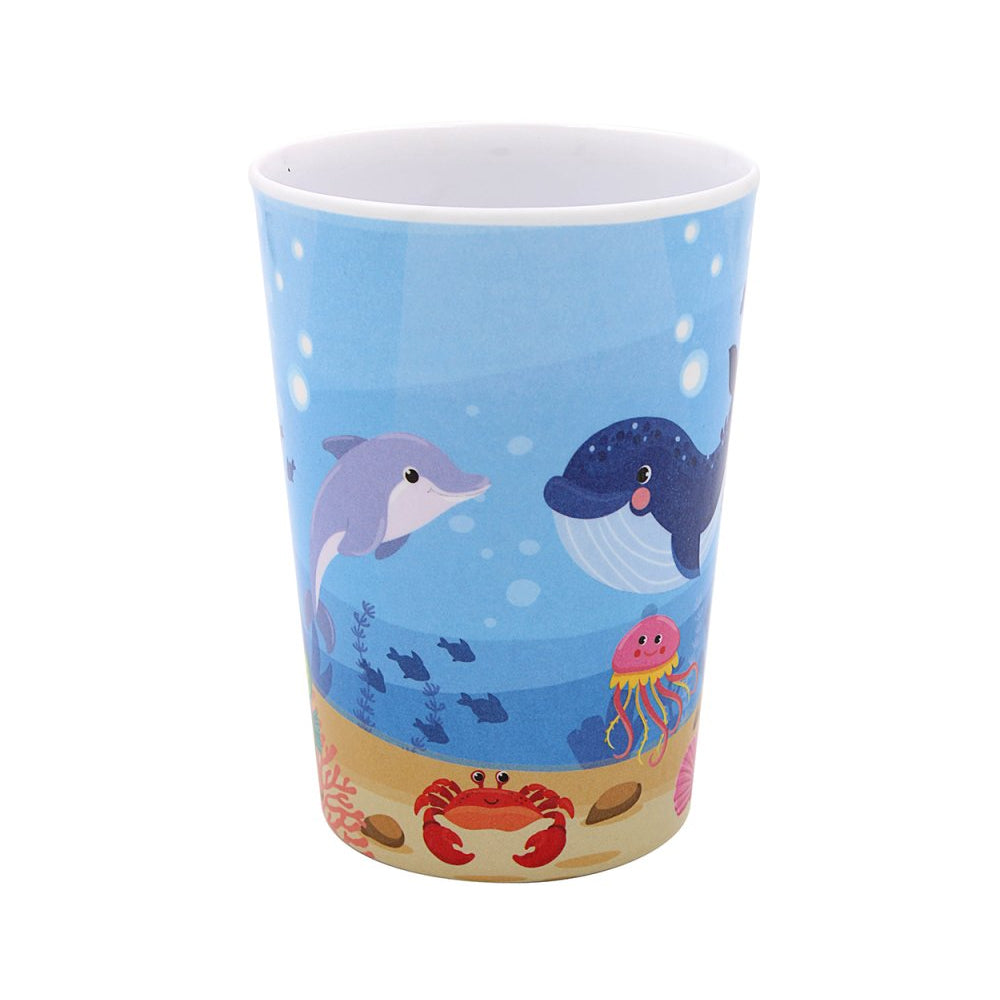 Lesser & Pavey Kids Sea Life - Beaker - LP74252 Picnic Dining Lesser & Pavey Ltd aug25 Brand_Lesser and Pavey CarlR Collections_Picnicware Drink Drinking Glasses Drinkware Gifts For Kids Lesser & Pavey Picnicware Product Type_Drinking Glasses Product Type_Picnic Dining Tumbler