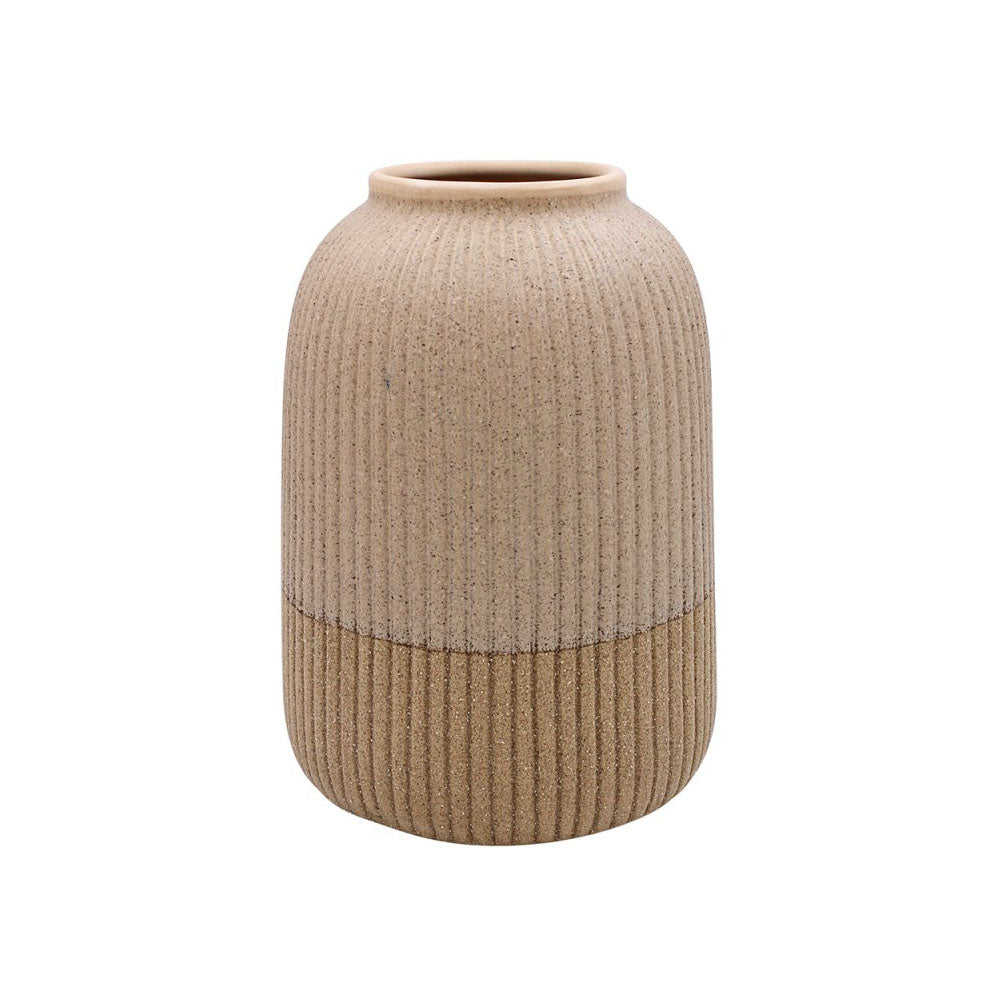 Lesser and Pavey Sandstone Vase 22.5cm - LP73408 Vases Lesser & Pavey Ltd autumnal charm Brand_Lesser and Pavey CarlR Collections_Giftware Collections_More Decor & Giftware Collections_Vases Decor & Giftware Giftware Lesser & Pavey More Decor & Giftware Product Type_Giftware Product Type_Vases sep25 Vases