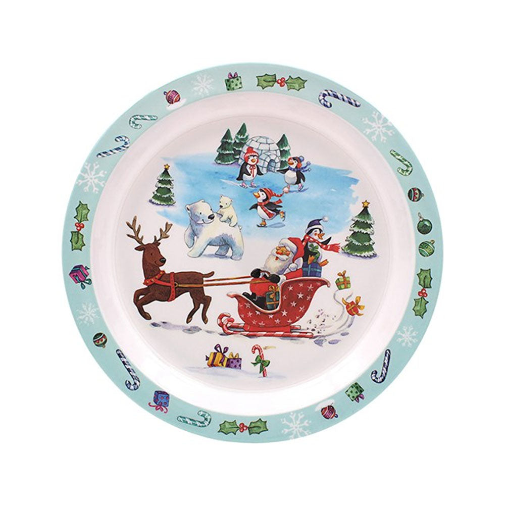 Lesser & Pavey Kids Melamine Wonderland Plate - LP54597 Saucers / Plates etc. Lesser & Pavey Ltd All Things Christmas Brand_Lesser and Pavey CarlR Christmas Christmas Gifts Christmas Plates / Bowls Christmas Products Christmas Tableware Collections_All Things Christmas Collections_Plates and Bowls Gifts For Kids Kids Christmas Lesser & Pavey More Christmas Tableware Plates Plates & Bowls Saucers / Plates sep25 Xmas