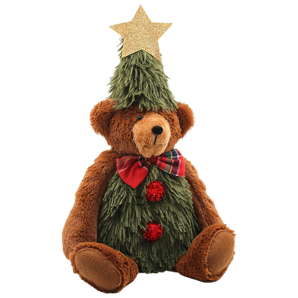 Christmas Bear Sitting Small - LP54575 Christmas Ornaments Lesser & Pavey Ltd All Things Christmas Brand_Lesser and Pavey Christmas Christmas Decorations Christmas Gifts Christmas Novelty Christmas Products Collections_All Things Christmas Lesser & Pavey Oct25 Product Type_Christmas Decorations Product Type_Christmas Ornaments