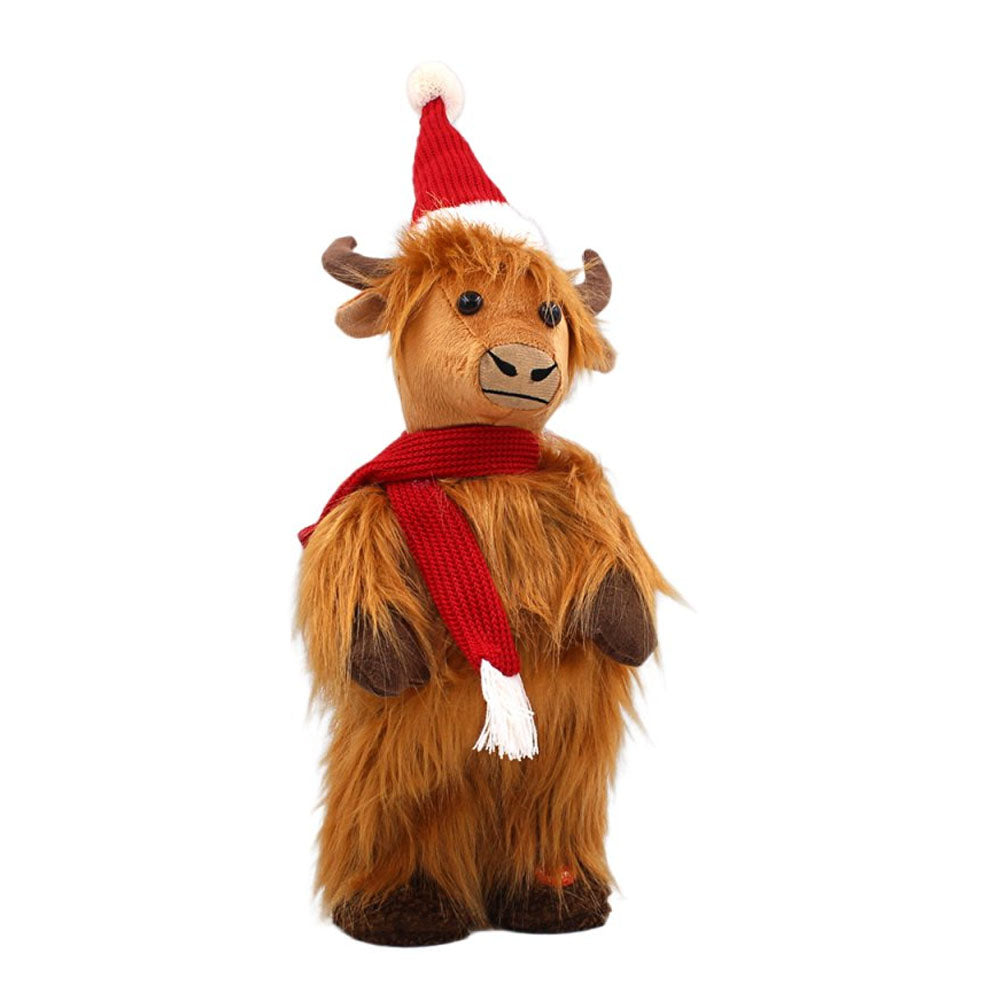 Lesser and Pavey Christmas Highland Cow Standing - LP54854 Christmas Decorations Lesser & Pavey Ltd All Things Christmas Brand_Lesser and Pavey CarlR Christmas Christmas Decorations Christmas Gifts Christmas Ornaments Christmas Products Collections_All Things Christmas Lesser & Pavey More Christmas Decorations Product Type_Christmas Decorations sep25 Xmas