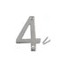 Merriway M5959 Numeral Chromed Brass No. 4 75mm Signs / Numbers Merriway Brand_Merriway Brass Chrome Chrome finish Chromed Collections_Signs / Numbers Feb25 Merriway Product Type_Signs / Numbers RobC