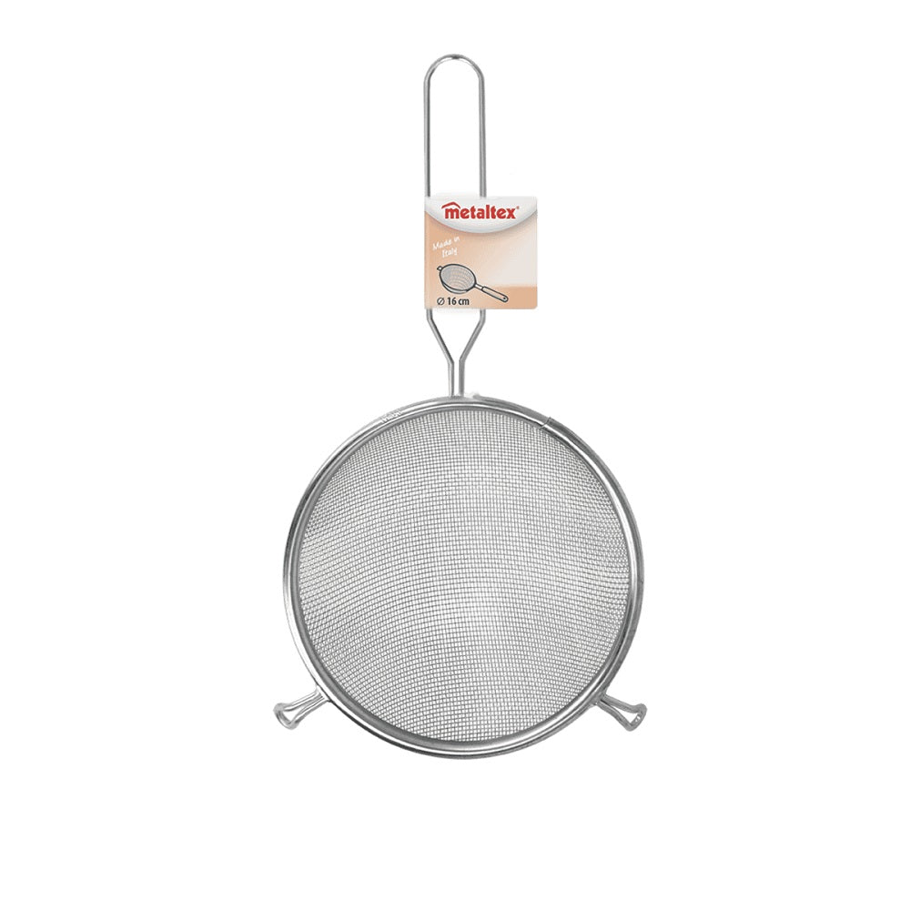 Metaltex 11.06.07 Aluminium Fine Mesh Strainer / Sieve 7cm Sieves & Strainers Metaltex (UK) Ltd Brand_Metaltex Collections_Sieves and Strainers Feb25 Metaltex Product Type_Sieves & Strainers RobC Sieves & Strainers