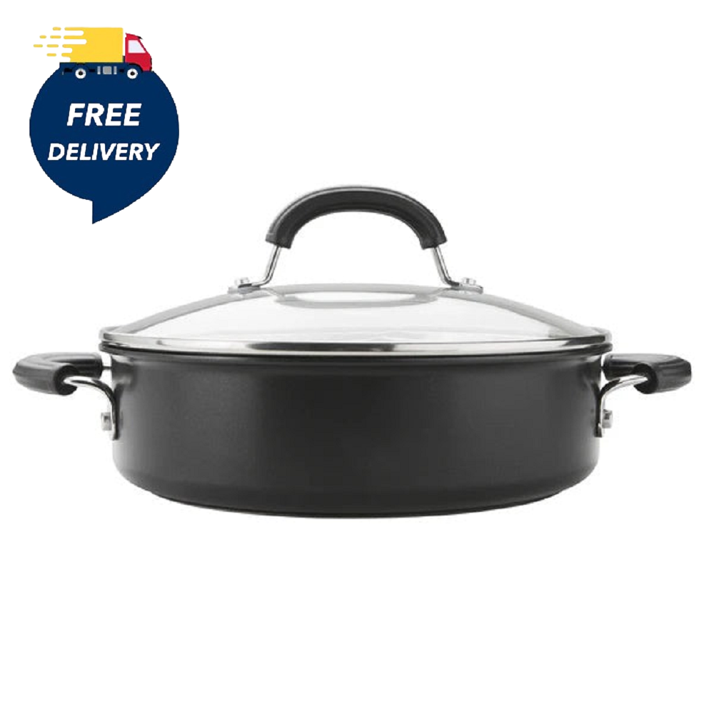 Circulon Total 83954 Hard Anodized Covered Sauteuse 28cm - Premium Saute Pans from Circulon - Just $81.95! Shop now at W Hurst & Son (IW) Ltd