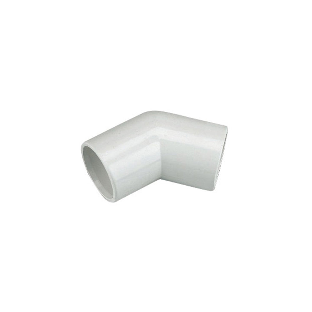 PS PP Overflow 45° Bend – White - 90015009 pipe Primaflow Ltd (NMBS) aug25 CarlR Collections_Pipe / Drain Tools Collections_Plumbing Fittings Pipe & Drain Tools Pipe Fitting Plumbing Plumbing Fittings Primaflow