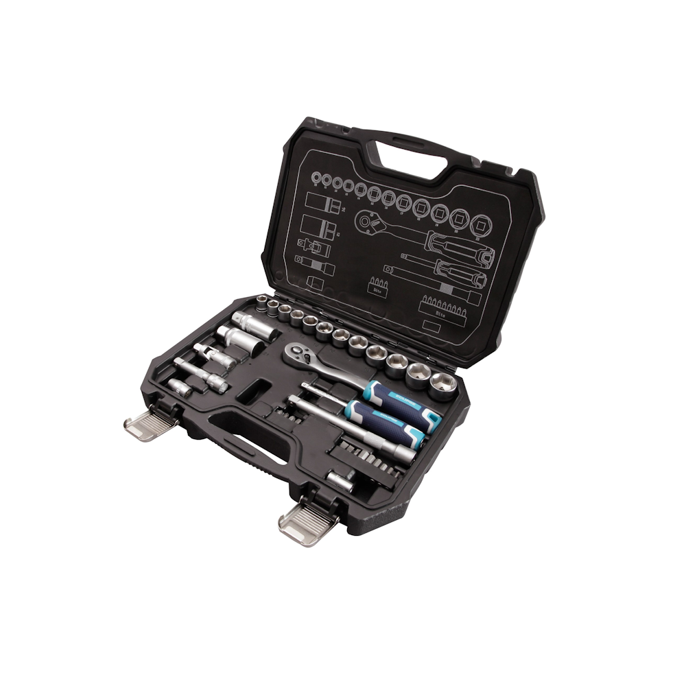 Eclipse ESS34PS 34pce Socket Set 1/4 and 3/8