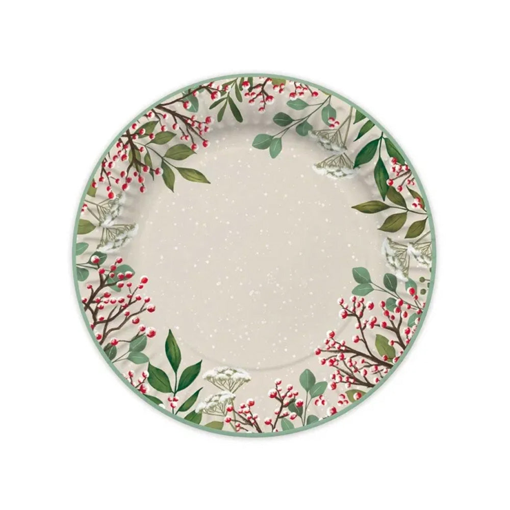 Christmas Paper Plates (Pack of 8) - 9DR566