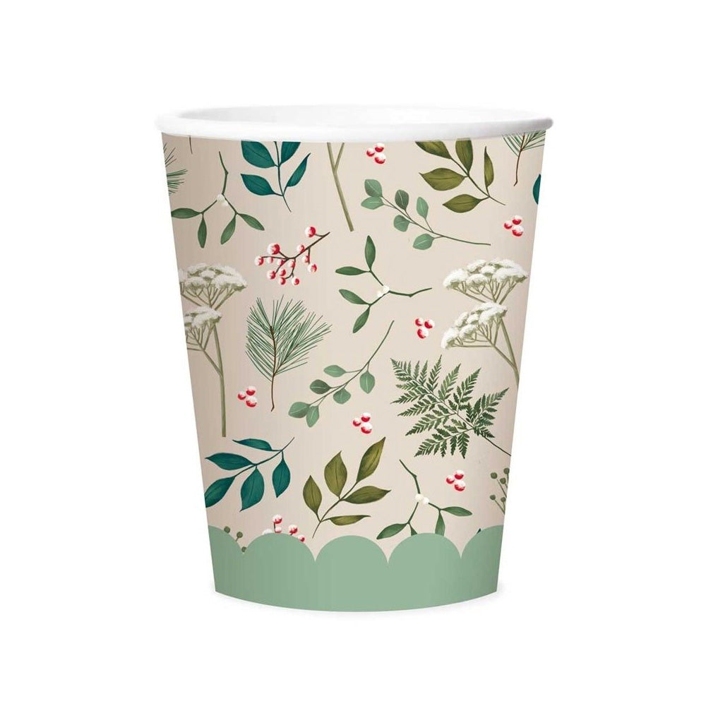 Christmas Paper Cups (Pack of 8) - 9DR567