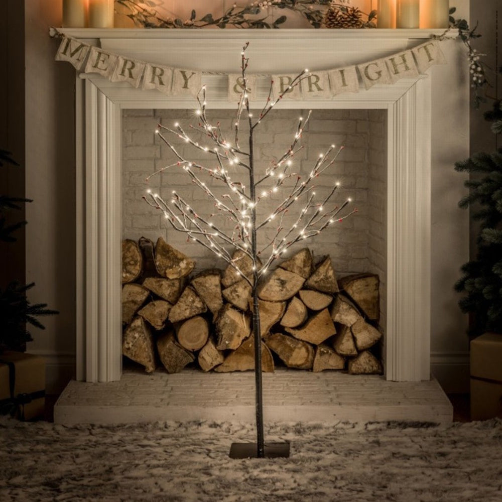 NOMA Snowy Twig Tree 1.2M – Warm White - 3718321 Christmas Lights Leisuregrow Products Ltd All Things Christmas Brand_Premier Decorations CarlR Christmas Christmas Decorations Christmas Products Collections_All Things Christmas More Christmas Decorations Nov25 Premier Decorations Product Type_Christmas Decorations Product Type_Christmas Lights