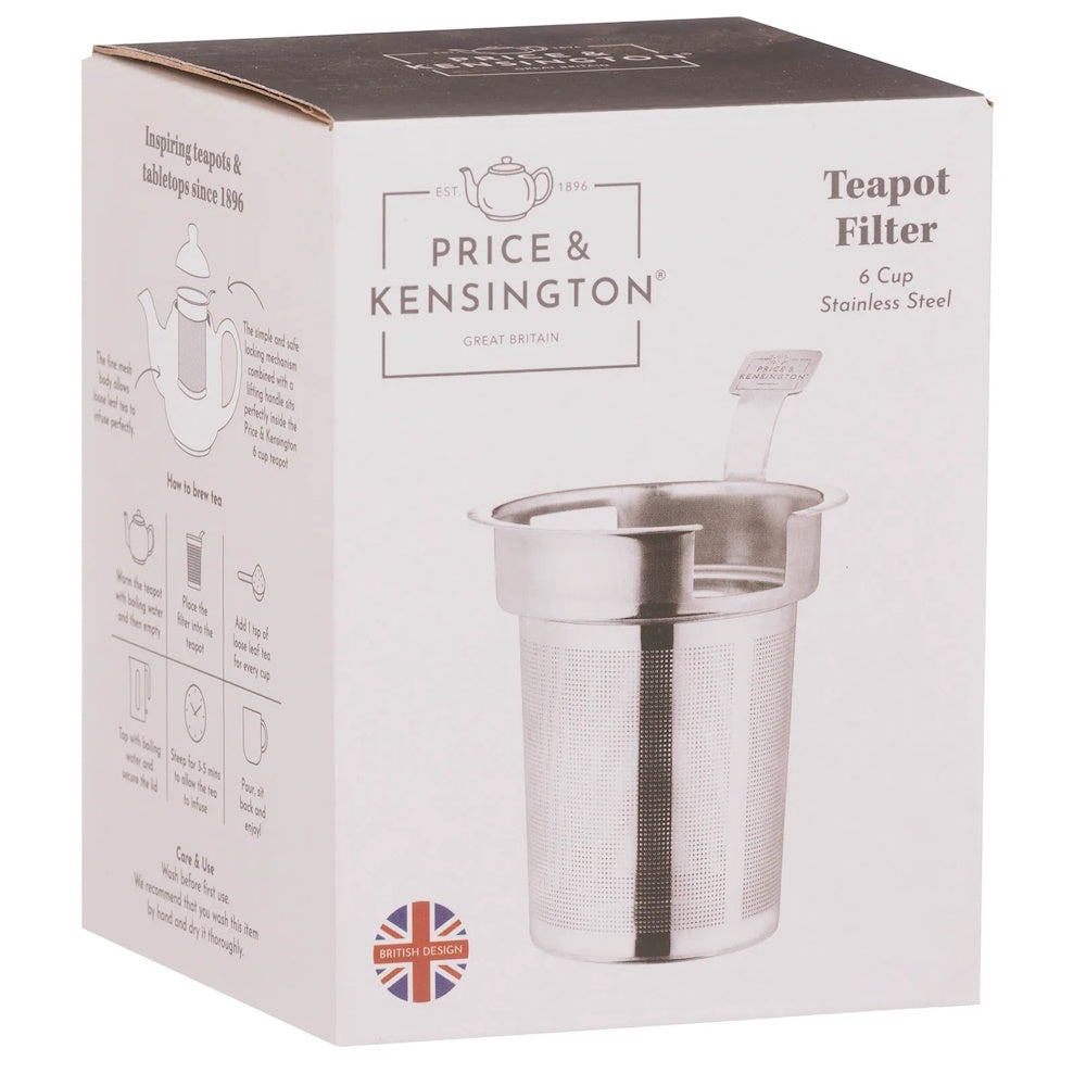 Price & Kensington 0056.501 Teapot Filter 6 Cup Stainless Steel Infusers Rayware Brand_Price and Kensington Coffee Teapots & Hob Kettles Google Product Price & Kensington Product Type_Infusers Rayware