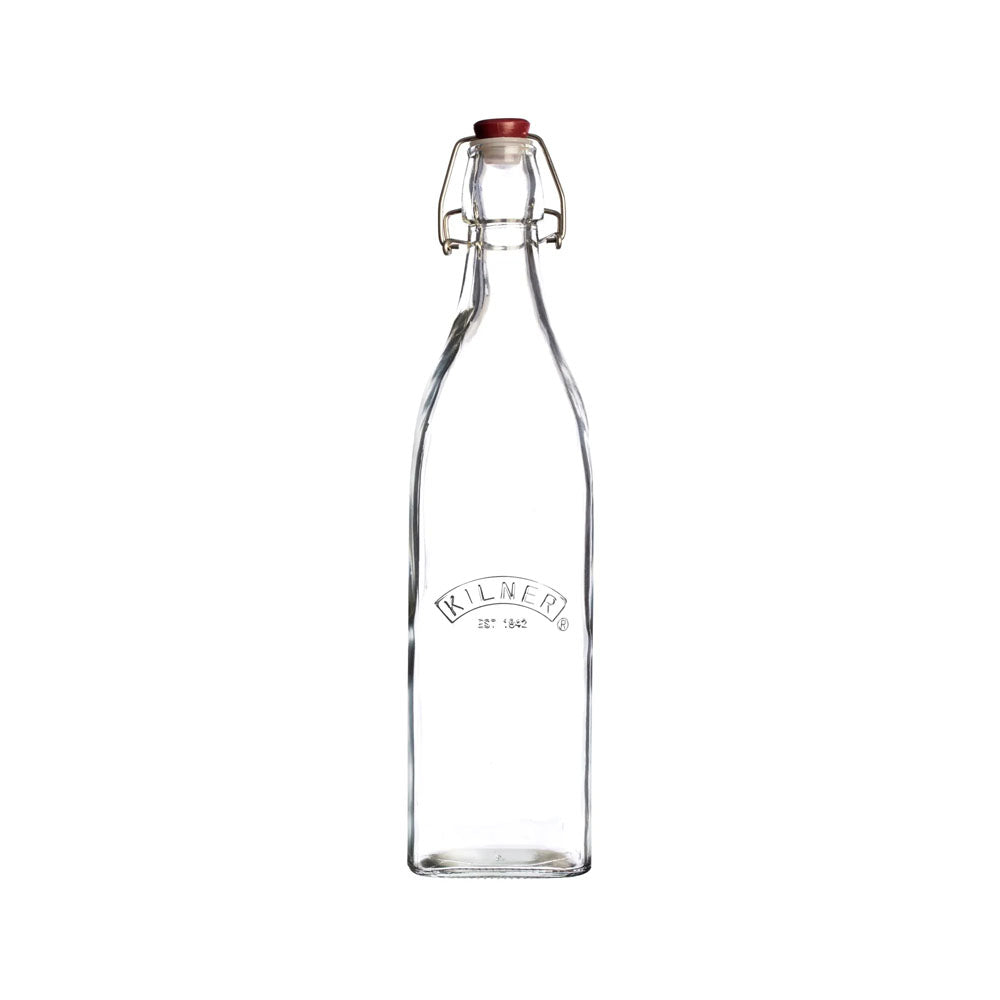 Kilner Clip Top Square Bottle 0.5L - 0025.471 Food Storage Rayware Ltd CarlR Collections_Food Storage Collections_Jars / Bottles Food Storage Jars & Bottles Kilner Kitchen Kitchen & Food Storage Kitchenware Oct25 Product Type_Food Storage Product Type_Jars & Bottles Product Type_Sundry Food Storage Rayware