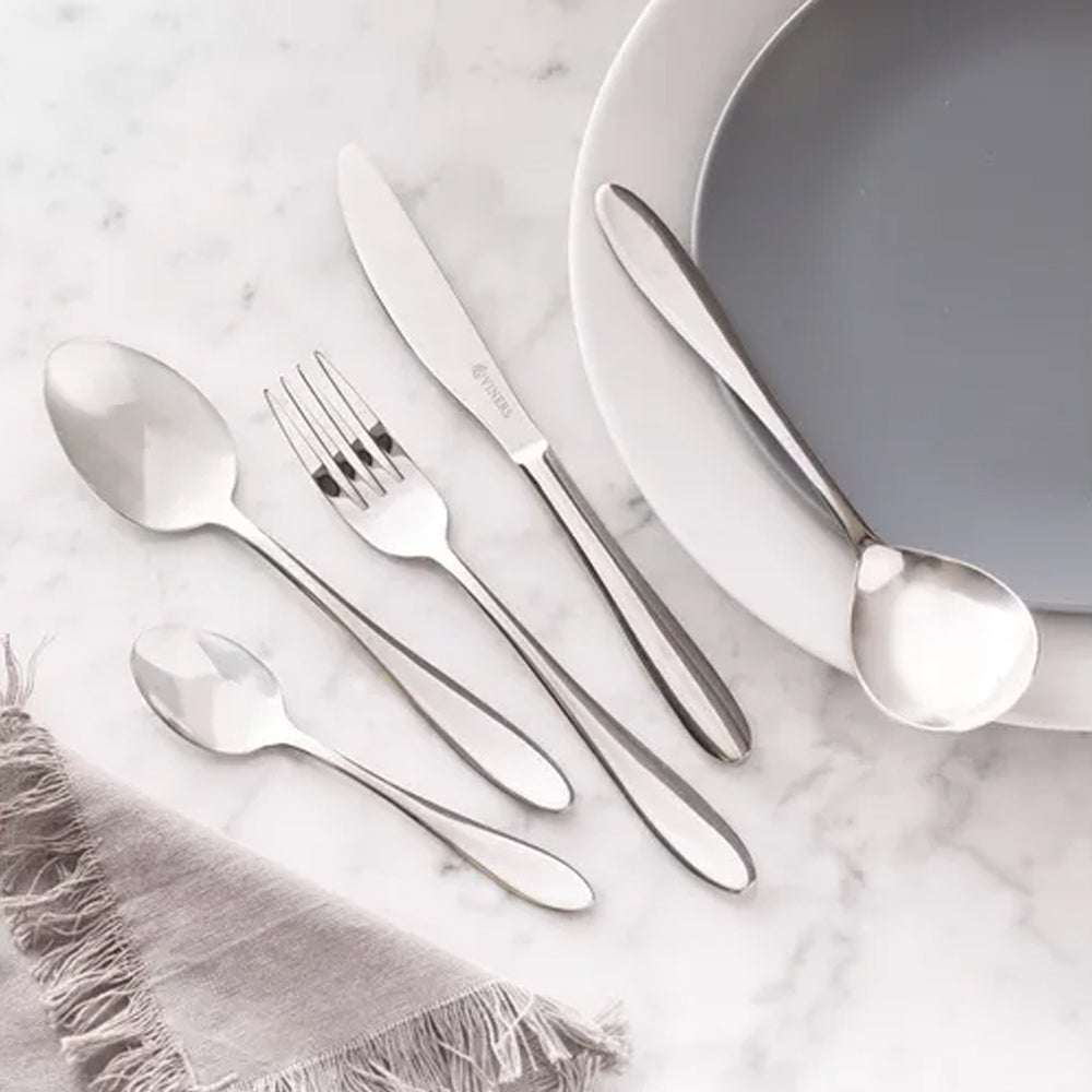 ** VINERS TABAC 16PCE CUTLERY SET - 0302.915 Specialist Cutlery Rayware Ltd Brand_Viners CarlR Collections_Cutlery Cutlery Dining & Tableware iowonly Jun25 Kitchen & Dining Product Type_Cutlery Sets Product Type_Picnic Dining Product Type_Specialist Cutlery