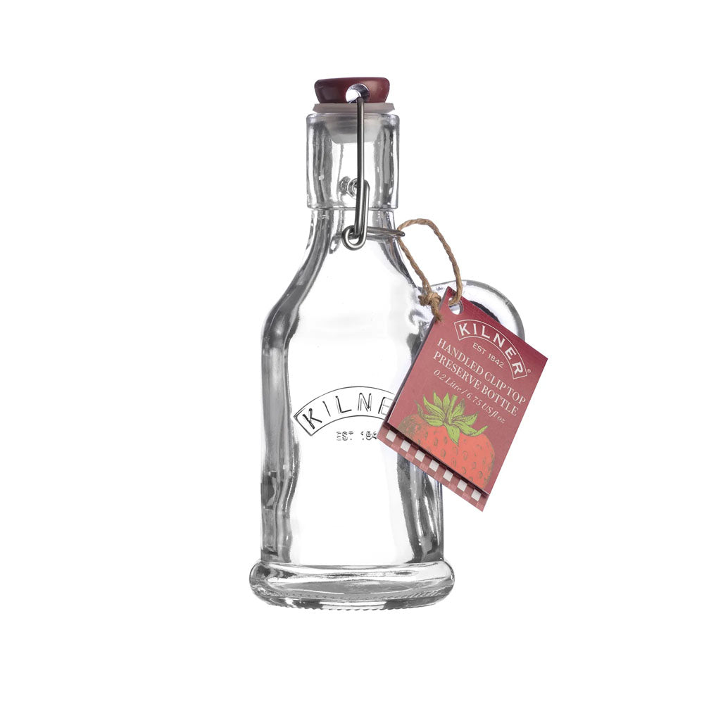 Kilner Clip Top Bottle 0.2L - 0025.487 Jars & Bottles Rayware Ltd CarlR Collections_Jars / Bottles Food Storage Jars & Bottles Kilner Kitchen Kitchen Organisation Kitchenware Oct25 Product Type_Drinks Bottles Product Type_Jars & Bottles Rayware