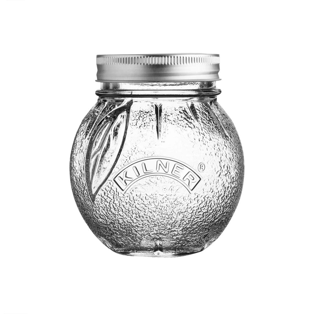 Kilner Orange Fruit Preserve Jar 0.4L - 0025.581 Food Storage Rayware Ltd CarlR Collections_Food Storage Food Storage Food StorageStorage Kilner Kitchen & Food Storage Oct25 Product Type_Food Storage Product Type_Sundry Food Storage Rayware