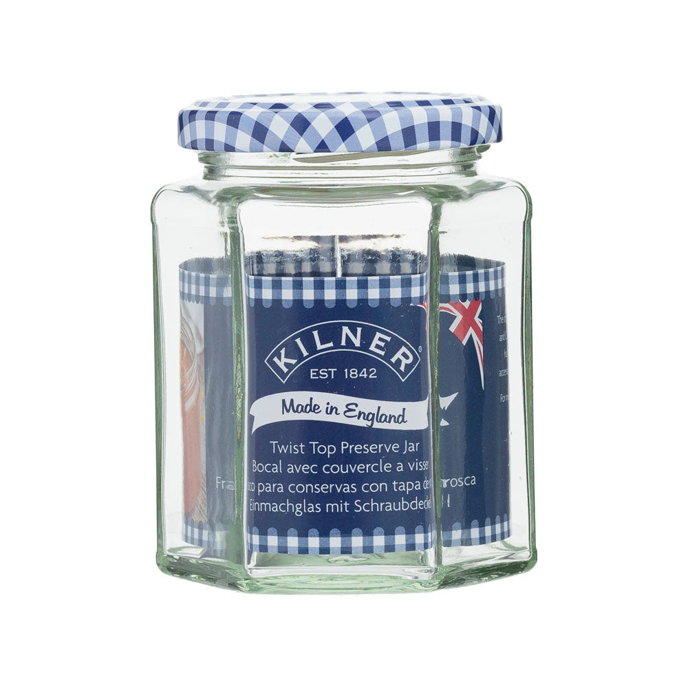 Kilner Hexagonal Twist Top Jar 280ml - 0025.576 Jars & Bottles Rayware Ltd CarlR Collections_Food Storage Collections_Jars / Bottles Food Storage Jars & Bottles Kilner Kitchen & Food Storage Oct25 Product Type_Food Storage Product Type_Jars & Bottles Rayware Storage