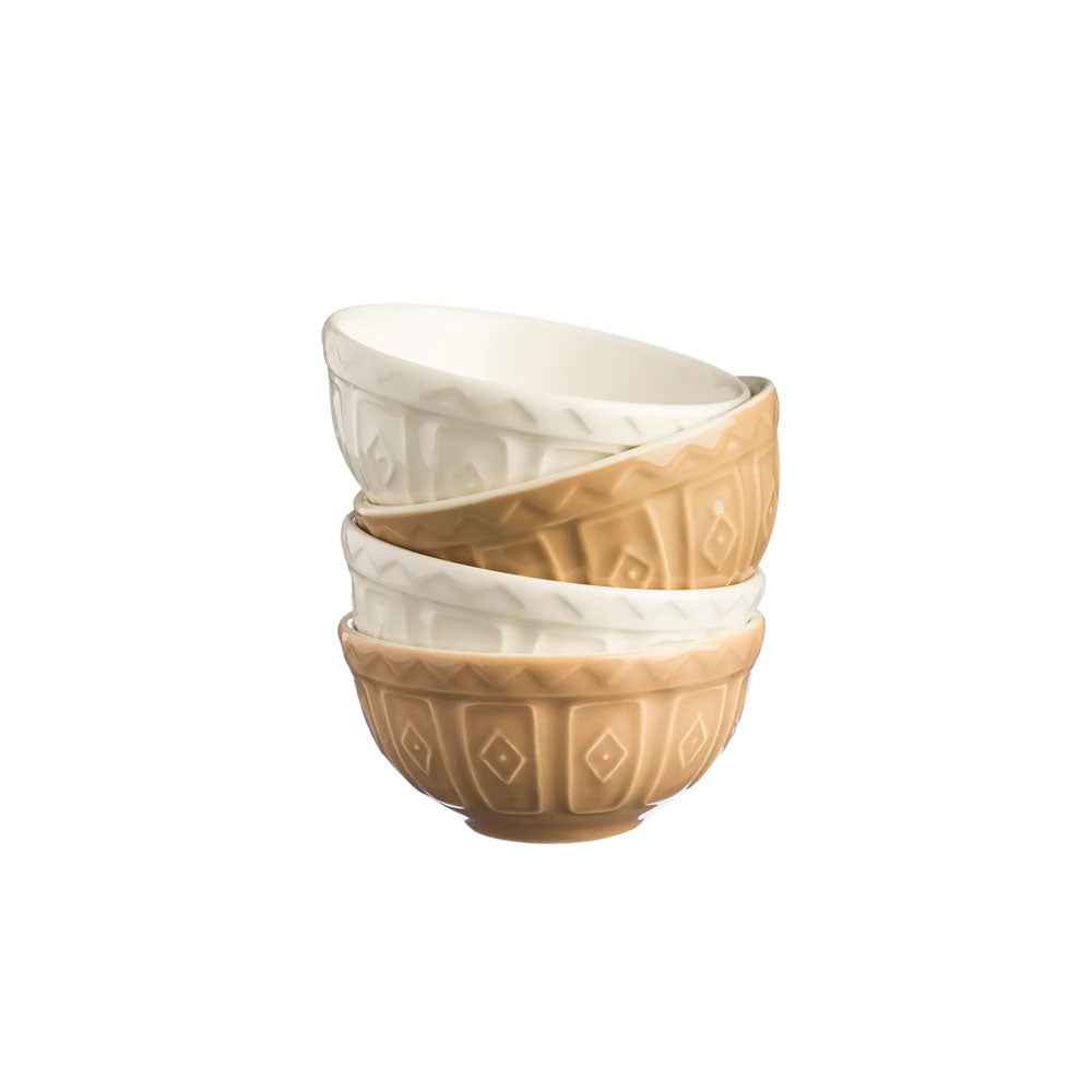 Mason Cash Original Cane Set of 4 Food Bowls - 2001.126 Bowls Rayware Ltd Brand_Mason Cash CarlR Collections_Plates and Bowls Dining & Tableware Kitchen & Dining Oct25 Plates & Bowls Product Type_Bowls / Dishes etc. Sundry Tableware Tableware