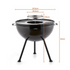 Tower T978512 Sphere Fire Pit and BBQ Grill - Premium Charcoal Barbecues from Tower - Just $115.99! Shop now at W Hurst & Son (IW) Ltd