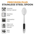 Tower Precision Plus T832188 Stainless Steel Solid Spoon