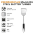 Tower Precision Plus T832190 Stainless Steel Slotted Turner