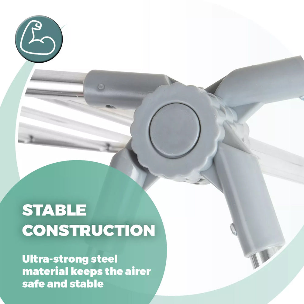 Our House Winged Clothes Airer - SR20001B Airers R K Wholesale Ltd (AIS) Airer Airers aug25 CarlR Clothes Clothes Airer Collections_Laundry Laundry Product Type_Airers Product Type_Laundry Accessories Product Type_Laundry Care RKW