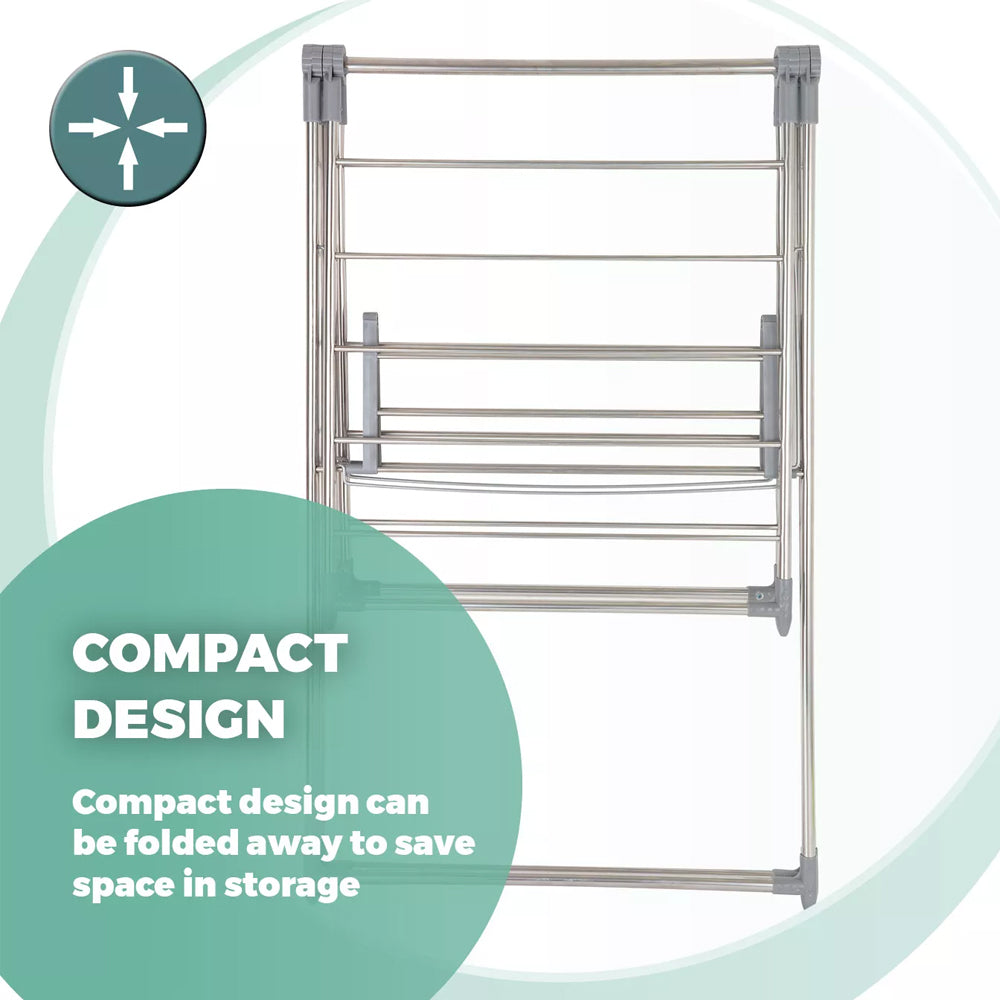 Our House Winged Clothes Airer - SR20001B Airers R K Wholesale Ltd (AIS) Airer Airers aug25 CarlR Clothes Clothes Airer Collections_Laundry Laundry Product Type_Airers Product Type_Laundry Accessories Product Type_Laundry Care RKW