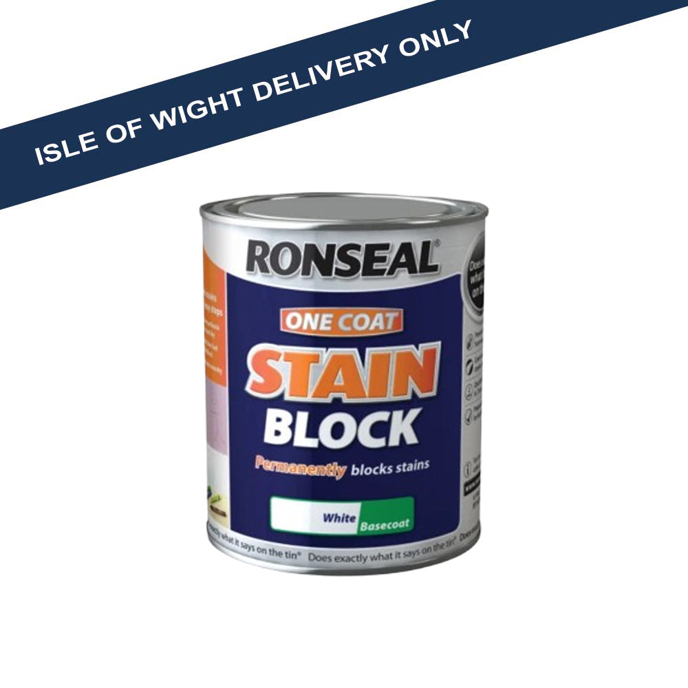 ** Ronseal One Coat Stain Block White Basecoat Stain Block RONSEAL Brand_Ronseal Home Improvement iowonly Not Google Product Type_Stain Block Restricted Ronseal Specialist Paints