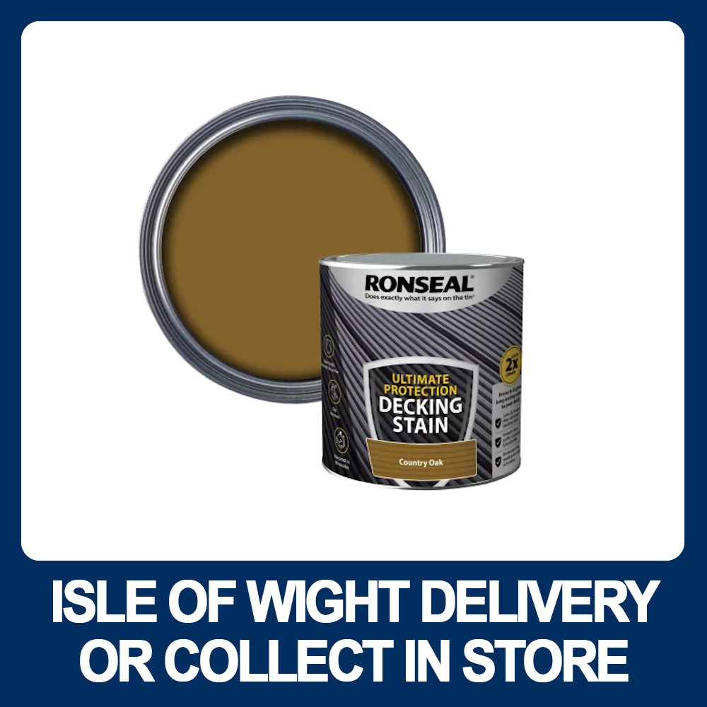 Ronseal Ultimate Decking Stain 2.5 ltr - Various Colours - Premium Outdoor Wood Stains from RONSEAL - Just $35.99! Shop now at W Hurst & Son (IW) Ltd