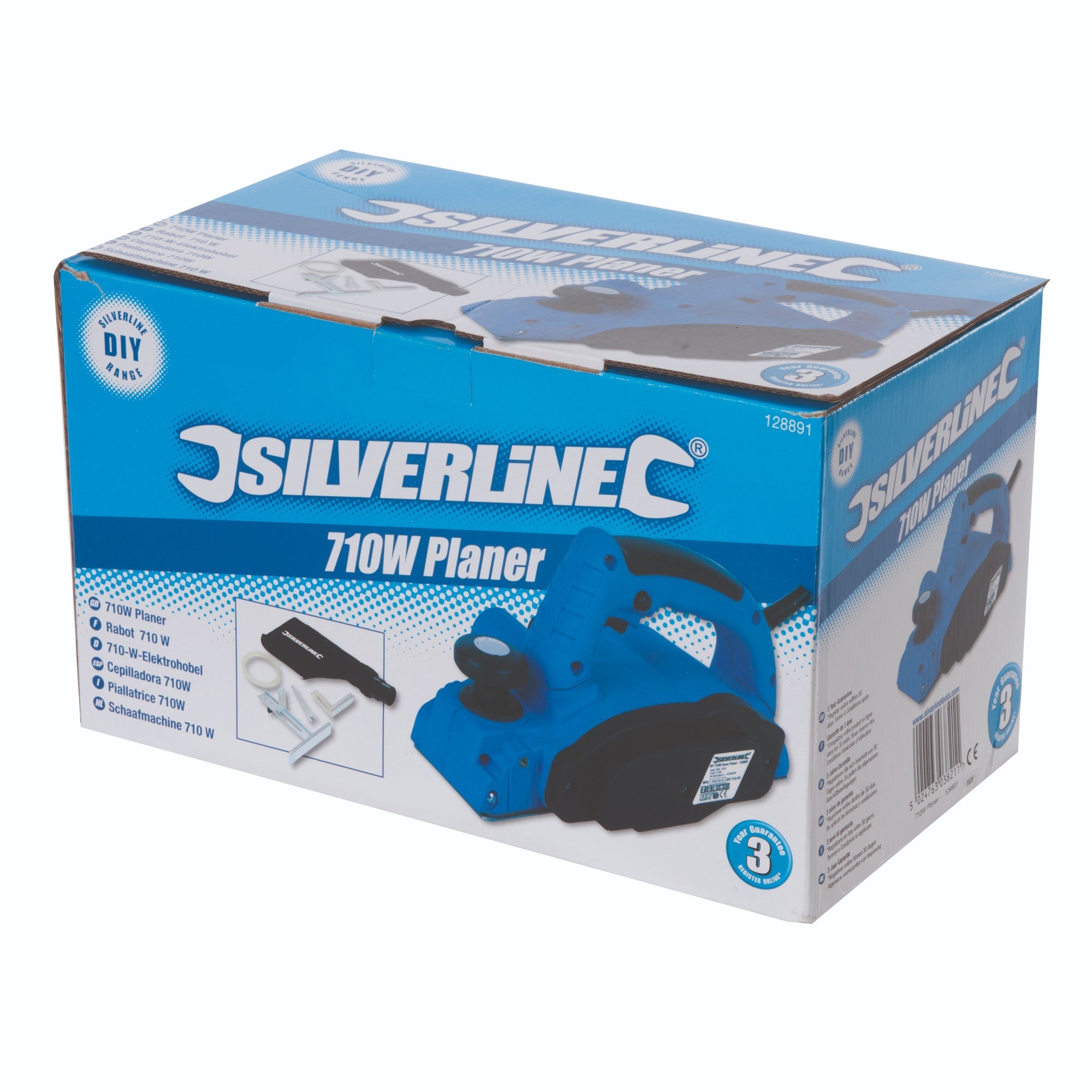 Silverline 128891 Power Planer 710W 82mm - Premium Power Planers from Toolstream - Just $33.00! Shop now at W Hurst & Son (IW) Ltd