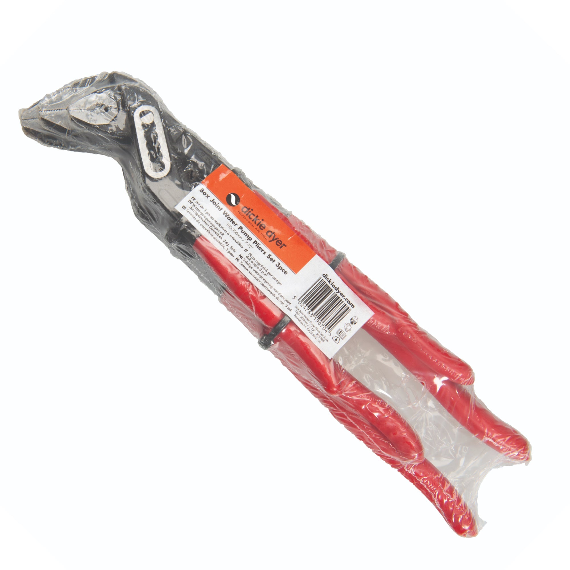Dickie Dyer 825885 Box Joint Water Pump Pliers Set of 3 - Premium Water Pump Pliers from Dickie Dyer - Just $19.99! Shop now at W Hurst & Son (IW) Ltd