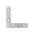 CORNER PLATE BZP 75mm 3in - Heavy Duty Flat Corner Bracket for Furniture & Joinery Corner Brace A Perry & Co (Hinges) Ltd (NMBS) Bracket Brackets & Plates CarlR Center Bracket Collections_Brackets and Plates Feb25 Product Type_Shelf Brackets Shelf Brackets