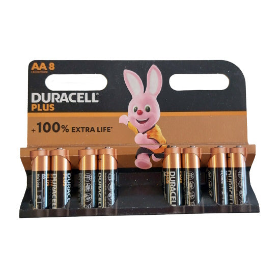 Duracell MN1500 1.5V AA size Battery - Pack of 8 - Premium AA Batteries from Duracell - Just $4.99! Shop now at W Hurst & Son (IW) Ltd