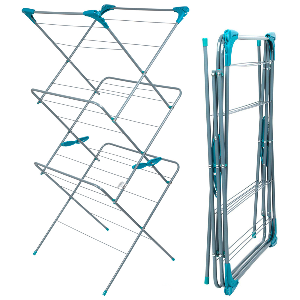 Beldray LA050397 - 3 Tier Elegant Clothes Airer - Premium Airers from Beldray - Just $26.95! Shop now at W Hurst & Son (IW) Ltd