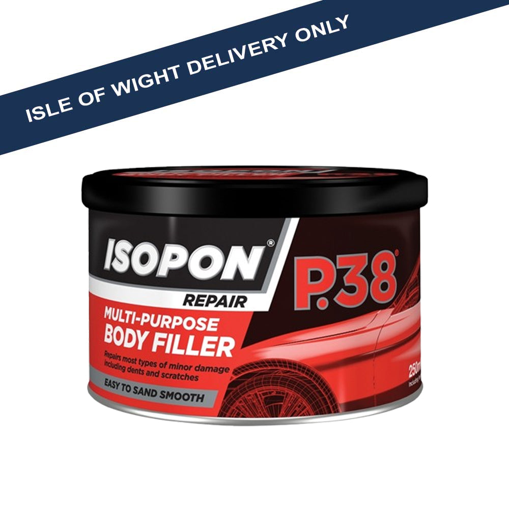 ** Isopon P38 Multi-Purpose Body Filler Tin 250ml Fillers U-Pol Brand_Isopon Collections_Fillers / Sealants Decorating Fillers & Sealants Google Product iowonly Product Type_Fillers U-Pol Upol