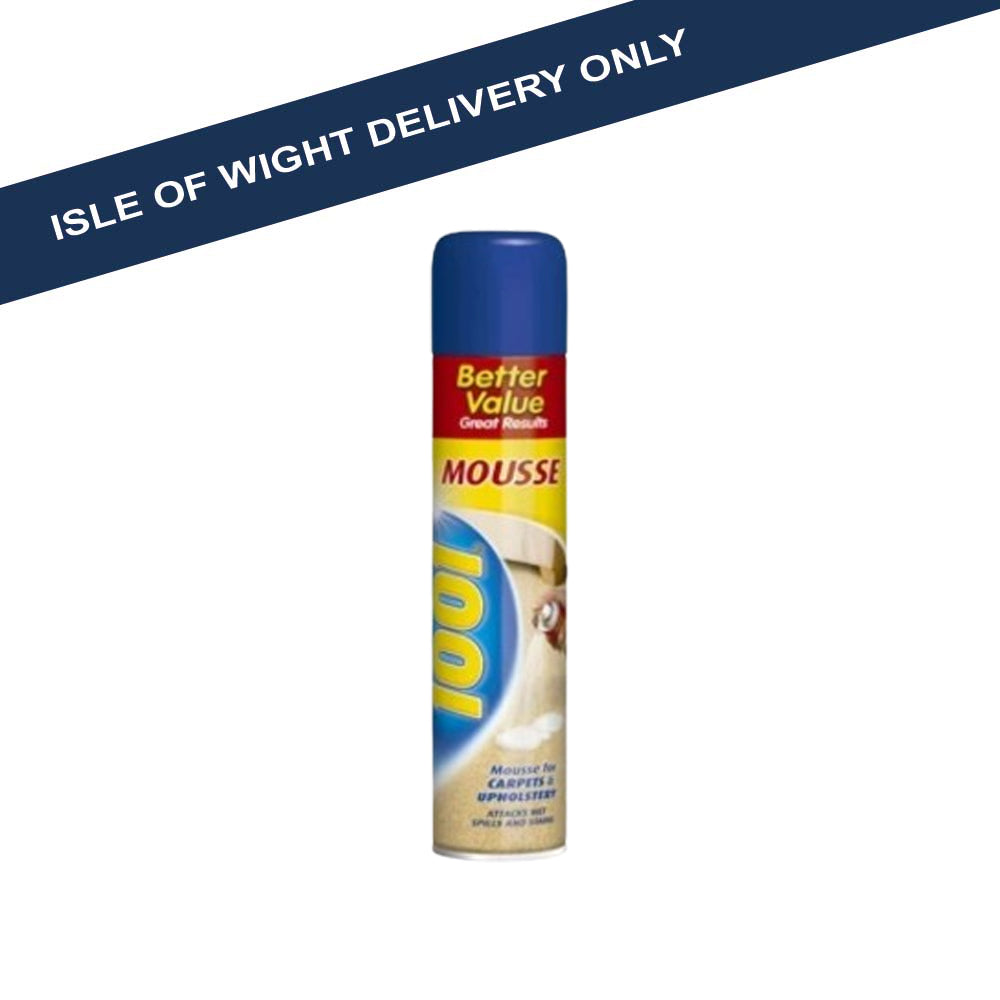 ** 1001 44305 Mousse for Carpets 350ml Aerosol Carpet / Floor Cleaning WD40 Company Ltd 1001 Carpet Care Brand_1001 Clean It Cleaning Consumables Collections_Cleaning Consumables iowonly Product Type_Carpet / Floor Cleaning Resized Restricted WD-40 WD40 Company Ltd