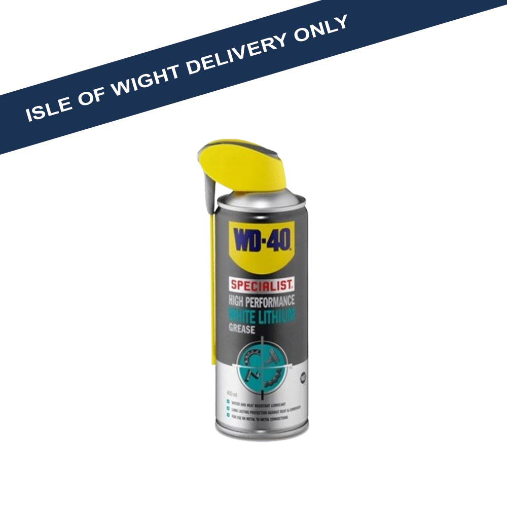 ** WD-40 Specialist 44390 High Performance White Lithium Grease 400ml Lubricants WD40 Company Ltd Automotive Brand_WD40 Clean It Cleaning & Preparation iowonly Not Google Product Type_Lubricants Restricted WD-40 WD40 Company Ltd WD40 Specialist