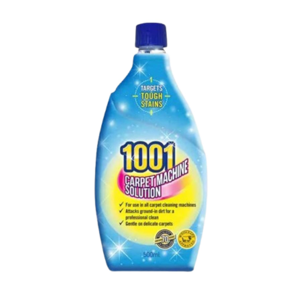 ** 1001 Carpet Machine Solution 500ml Carpet / Floor Cleaning WD40 Company Ltd 1001 Carpet Care Brand_1001 Carpet Collections_More Housewares Home Housewares iowonly Jan25 Mark.Williams More Housewares Product Type_Carpet / Floor Cleaning Product Type_Housewares WD40 Company Ltd