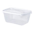 Wham Cuisine 12373 Plastic Rectangular Food Box & Lid 2Ltr - Ice White / Clear Tupperware Style Containers What More UK Ltd Brand_Wham Collections_Plastic Containers Dec24 Google Product Kitchen & Dining Kitchen & Food Storage Mark.Williams Plastic Containers Product Type_Tupperware Style Containers Wham What More UK Ltd
